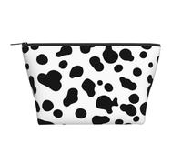 Modèle de Chien Dalmatien ou Texture de Peau de Vache, Trousse de Toilette Trousse de Maquillage Sac à cosmétiques Trousse de Toilette de Voyage Portable