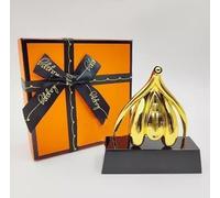 Modèle de clitoris en silicone, modèle d'anatomie des organes génitaux féminins, modèles artistiques féminins, à des fins éducatives, for l'apprentissage et la thérapie.(Gold)