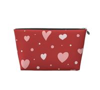Modèle de Coeur pour la Saint-Valentin, Trousse de Toilette Trousse de Maquillage Sac à cosmétiques Trousse de Toilette de Voyage Portable