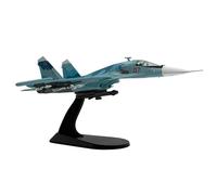 Modèle De Collection À L'échelle 1/100 pour Avion Militaire Russe Sukhoi Su-34 Guards, Chasseur-Bombardier en Métal Avion moulé sous Pression