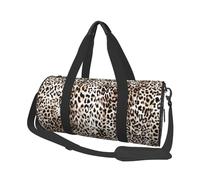 Modèle de Conception léopard, Sac de Voyage de Grande capacité, Sac à Main Rond, Sac de Voyage de Sport, fourre-Tout, Sac de Fitness