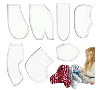 Modèle De Coupe Animale Doux-Adire En Peluche Bunny-Pattern-Swewing Tool | Modèle De Lapin À Mémoire De Lapin De Pâques Pour L'artisanat De Pâques, Les Décorations De Printemps Et La Décoration De La