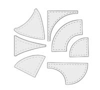 Modèle De Courtepointe De Nappe Tressée | Règle Acrylique Pour Chemin De Table | Outil De Pour Machine À Coudre | Guide De Matelassage Pour Des Mesures Précises, Motifs Tressés, Colc