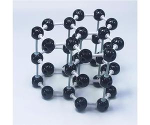 Modèle De Cristal Boule Et Bâton En Graphite, Chimie Réseau