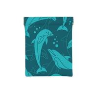 Modèle de Dauphins, Sac de Rangement pour Femmes, Portefeuille supérieur à Presser, Petit Porte-Monnaie, Pochette de Changement