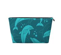 Modèle de Dauphins, Trousse de Toilette Trousse de Maquillage Sac à cosmétiques Trousse de Toilette de Voyage Portable