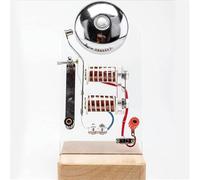 Modèle de démonstration de cloche électrique CC à base verticale, instrument d'enseignement de la physique des circuits électromagnétiques intermittents for les expériences de principe