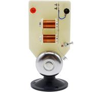 Modèle de démonstration de cloche électrique CC, instrument d'enseignement de la physique du principe de fonctionnement de l'électro-aimant for l'attraction électromagnétique et l'expérience