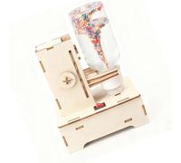 Modèle de démonstration de physique en classe Générateur de vortex d'eau Outil d'apprentissage STEM en bois Modèle de phénomène météorologique