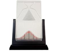 Modèle De Démonstration De Probabilité De Tableau De Galton De Bureau avec Courbe en Cloche Outil Expérimental Efficace De Loi Statistique for La Distribution Aléatoire