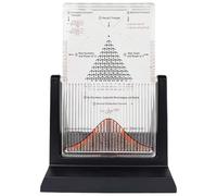 Modèle de démonstration des probabilités, modèle expérimental du tableau de Galton, tableau de Galton de bureau avec courbe en cloche, outil expérimental efficace pour l'enseignement des lois