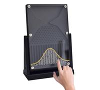 Modèle de démonstration Galton Board pour distribution normale, outil d'enseignement des probabilités, aide à l'expérience en laboratoire de physique pour l'apprentissage