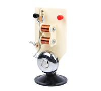 Modèle De Démonstration Physique Cloche Électrique, Aide Pédagogique D'électromagnétisme 3-6 V Avec Son Sonnerie Clair 15 M, Appareil D'expérimentation Circuit Électromagnétique
