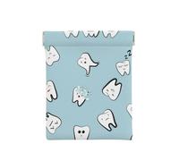 Modèle De Dents Dent Dentaire Dessin Animé, Sac de Rangement pour Femmes, Portefeuille supérieur à Presser, Petit Porte-Monnaie, Pochette de Changement