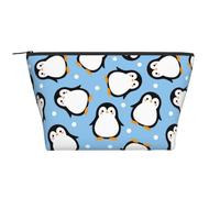 Modèle de Dessin animé Mignon de Pingouin, Trousse de Toilette Trousse de Maquillage Sac à cosmétiques Trousse de Toilette de Voyage Portable
