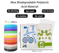 Modèle de Dessin avec Stylo 3D - Livre d'impression PLA 1,75 mm - 40 Motifs Pas de Stylo