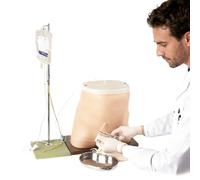 Modèle de dialyse péritonéale, mannequin d'abdomen humain avec système d'insertion de tube, démonstration pédagogique dynamique de dialyse péritonéale pour simulation d'enseignement