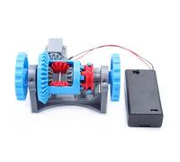 Modèle de Différentiel de Voiture à Monter Soi-Même, Structure de Transmission à Engrenages de Simulation Dynamique Imprimée en 3D, Outil Pédagogique STEM pour l'Apprentissage des Principes Mécaniques