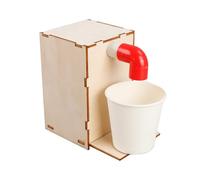 Modèle de distributeur d ' eau automatique, jouet d ' apprentissage à | Ensemble de construction en bois, jouet d ' apprentissage pour garçons et filles, aide à l ' enseignement de la