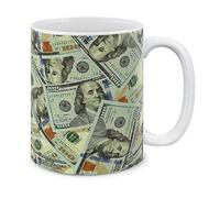 Modèle De Dollar Benjamin Franklin Mug À Café Modernes Tasse Céramique Mug Pour Cappuccino Maison Cacao Espresso 330Ml