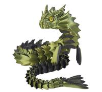 Modèle de Dragon Mobile - Jouet Flexible imprimé 3D - Articulations Mobiles - Créature Mobile - Puzzle en Plastique emboîtable pour soulager Le Stress - Cadeau pour et Adultes