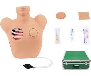 Modèle De Drainage Par Thoracentèse for La Formation Et L'éducation | Modèle thoracique réaliste for un entraînement et une pratique efficaces.