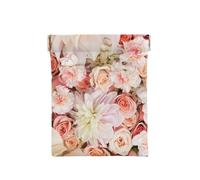 Modèle de Fard à Joues de Roses pétales Roses, Sac de Rangement pour Femmes, Portefeuille supérieur à Presser, Petit Porte-Monnaie, Pochette de Changement