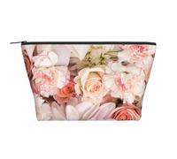 Modèle de Fard à Joues de Roses pétales Roses, Trousse de Toilette Trousse de Maquillage Sac à cosmétiques Trousse de Toilette de Voyage Portable