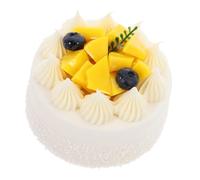 Modèle de faux gâteau simulé Décoration de gâteau d'anniversaire artificiel réaliste pour l'affichage et les accessoires photo pour la boutique de desserts et la décorati