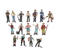 Modèle De Fermier, 16 Poupées De Fermier, Modèle De Personnage De Ferme De Simulation, Figurine De Jouet Miniature De Fermier, Jouets éducatifs, Jeux De Rôle à Faire Soi-même, Anniversaire Pour Enfant