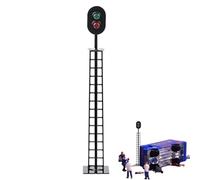 Modèle de feu de Circulation pour - Mini Signal Scene Toy, kit de lumière de Rue construit à la Main | Décoration de Table pour Table, Accessoire de Jeu de rôle, Configuration du trafic pa