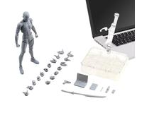 Modèle de figurine de dessin - de corps de mannequin humain - Figurines d'action corporelles - de dessin - Figurines Stop Motion - Pour croquis, peinture, dessins