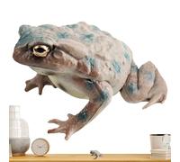 Modèle De Figurine Frog - 6.2x4.9x3.2cm Statue De Crapaud en PVC, Petite Collection De Bullfrog, Jouet Animal Réaliste, Figure Miniature Colorée | Figurine De Crapaud Mignonne pour La Classe Afficher