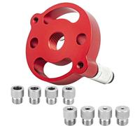 Modèle De Forage, Localisateur De Forage, Chercheur De Centre De Forage, Ensemble De Modèles De Forage Avec 3/4/5/6/7/8/9/10mm Sockets, Guide De Forage Pour L'alésage Vertical (Rouge)