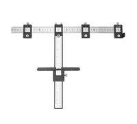 Modèle de foret de gabarit de matériel d'armoire de gabarit de poignée de MM de pouce multifonctionnel réglable facile à utiliser pour les travailleurs de la construction