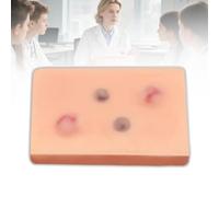 Modèle de formation à l'excision des kystes cutanés, coussin de simulation des tissus cutanés, avec réplique du tissu bosselé for les exercices opérationnels en dermatologie et l'