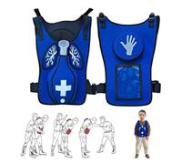 Modèle de formation aux premiers secours Heimlich, adapté accessoires d'enseignement des for les élèves 5 à 12 ans, rouge(Blue)