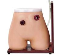Modèle de formation d'iléostomie de colostomie avec base - Simulateurs de colostomie collants, modèle de formation de stomie, simulateur de pratique de soins infirmiers de stomie de fistule