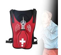 Modèle de formation pratique Heimlich for infirmières et étudiants, accessoires d'enseignement des premiers secours, éducation, rouge(Red)