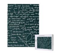 Modèle de formules mathématiques manuscrites,Puzzle Familial en Bois de 500 pièces pour Adultes et Adolescents