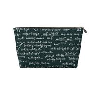 Modèle de formules mathématiques manuscrites, Trousse de Maquillage Trousse à cosmétiques Trousse de Toilette de Voyage Portable Pochette de Toilette
