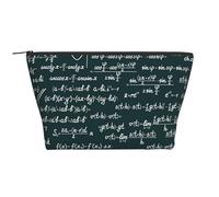 Modèle de formules mathématiques manuscrites, Trousse de Toilette Trousse de Maquillage Sac à cosmétiques Trousse de Toilette de Voyage Portable