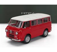 MODÈLE DE FOURGON STATIQUE ALFA ROMEO F12 MINIBUS 1 SERIES 1967 ROUGE ÉCHELLE...