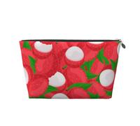 Modèle de Fruit de Litchi, Trousse de Toilette Trousse de Maquillage Sac à cosmétiques Trousse de Toilette de Voyage Portable