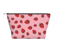 Modèle De Fruits Aux Fraises, Trousse de Toilette Trousse de Maquillage Sac à cosmétiques Trousse de Toilette de Voyage Portable