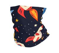 Modèle De Fusée Planétaire Cosmique Unisexe Foulard Anti-Solaire Écharpe Tube Douce Bandana pour Marche Golf Vélo Randonnée