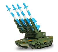 Modèle De Fusil De Défense Aérienne, Réservoir En Alliage, Ornements, Fusée En Alliage, Simulation De Garçon, Cadeau, Chenille, Peut Déjeuner, Jouets De Loisirs Pour Enfants