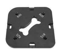 Modèle de gabarit d'angle Starrypxl R20 R20 R25 R30 Radius rond en alliage en alliage en aluminium Ensemble d'outil de travail du bois de précision durable