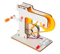 Modèle De Générateur À Manivelle, Science La Conversion D'énergie | Ensemble D'assemblage De Puzzle Pratique, Équipement Pédagogique STEAM For L'expo-sciences En t À La Maison