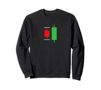 Modèle de Graphique haussier du marché boursier Sweatshirt